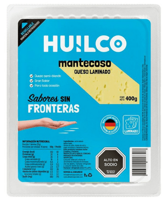 CAJA QUESO MANTECOSO LAMINADO HUILCO 400GR 30U1