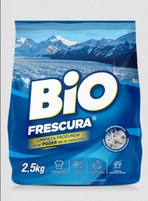MANGA DETERGENTE EN POLVO BIO FRESCURA CAMPOS DE HIELO 2,5KG 6U1
