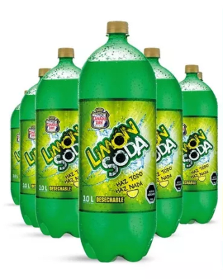 DISPLAY BEBIDA LIMON SODA 3LT 6U1