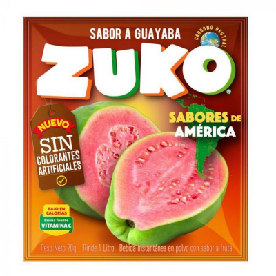 CAJA JUGO EN POLVO ZUKO GUAYABA 10UNI1