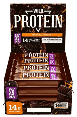 DISPLAY BARRA PROTEIN WILD CHOCOLATE NARANJA 45GR 16U1