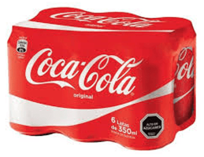 DISPLAY BEBIDA COCA COLA ORIGINAL LATA 350ML 6U1