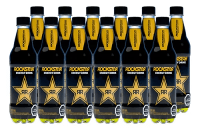 DISPLAY BEBIDA ENERGIZANTE ROCKSTAR 500ML 12U1