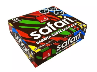 DISPLAY CHOCOLATE SAFARI 20GR 24U1