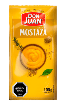 DISPLAY MOSTAZA DON JUAN 100G 18U1