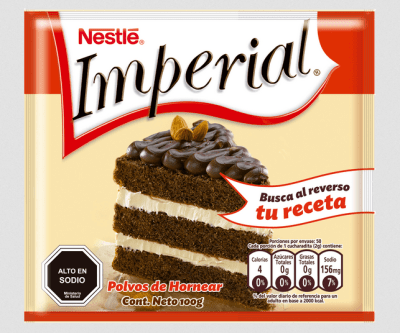 DISPLAY POLVO DE HORNEAR IMPERIAL 100GR 12U1