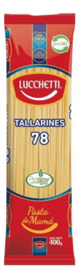 MANGA FIDEOS TALLARINES 78 LUCCHETTI 400G 25U1