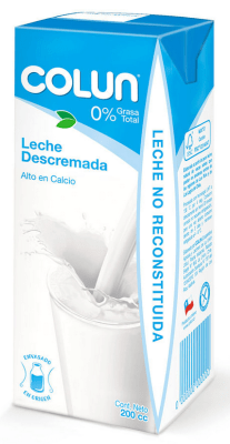 CAJA LECHE COLUN DESCREMADA 200ML 24U1