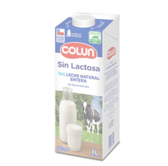 CAJA LECHE COLUN ENTERA SIN LACTOSA 1LT 12 UNIDADES