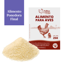 SACO ALIMENTO PONEDORA FINAL 25KG