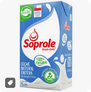 CAJA LECHE SOPROLE ENTERA 1LT 12U