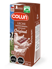 CAJA LECHE COLUN CHOCOLATE ORIGINAL 200ML 24U