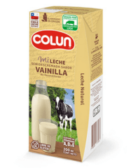 CAJA LECHE COLUN VAINILLA 200ML 24U