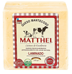 QUESO LAMINADO MANTECOSO MATTHEI 500GR