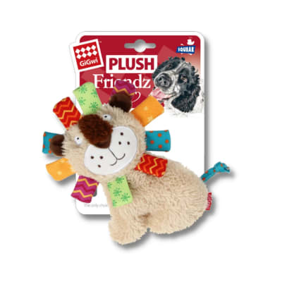GIGWI PLUSH FRIENDZ LION WITH SQUEAKER1