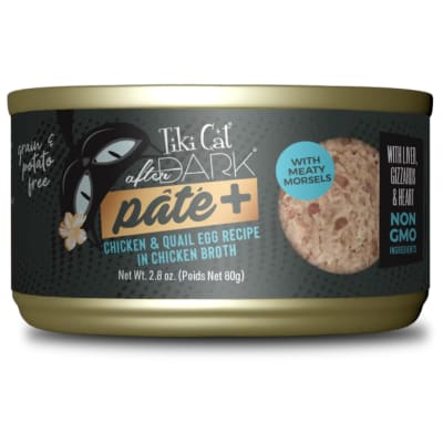 TIKI CAT AFTER DARK PATE CHICKEN & QUAIL EGG