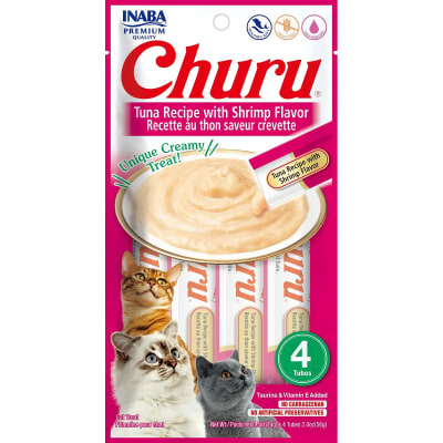 INABA CHURU CAT TUNA RECIPE SHRIMP FLAVOR
