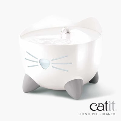 CATIT PIXI FUENTE BEBEDERA BLANCA 2.5 L1