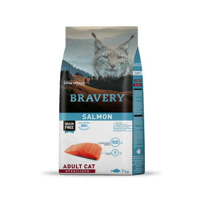 BRAVERY SALMON ADULT CAT STERILIZED1