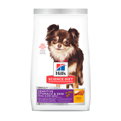 HILLS ADULT SENSITIVE STOMACH Y SKIN MINI 4 LB