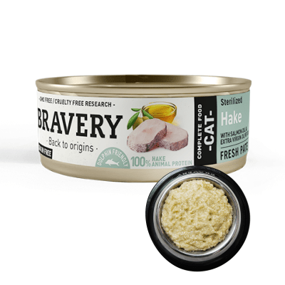 BRAVERY HAKE STERILIZED CAT WET FOOD1
