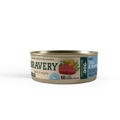BRAVERY TUNA AND VEGETABLES ADULT DOG WET FOOD