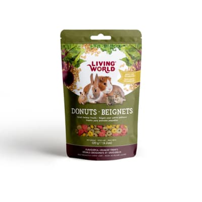 LIVING WORLD GOLOSINAS PEQUEÑOS ANIMALES DONUTS 120 GR