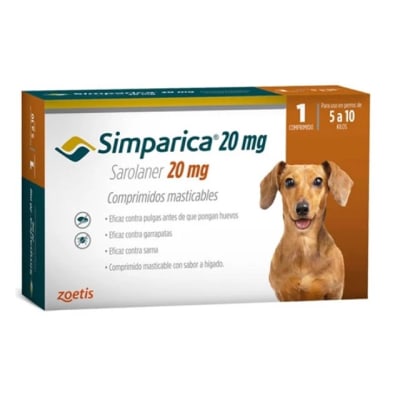 ZOETIS SIMPARICA 5-10 KG (20 MG)1