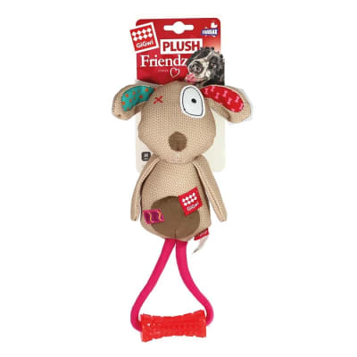 GIGWI PLUSH FRIENDZ JOHNNY STICK PERRO M