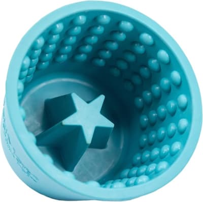 LICKIMAT YOGGIE POT TURQUOISE FOR DOG1