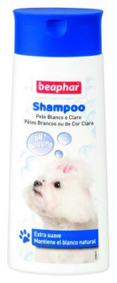 BEAPHAR SHAMPOO PELO BLANCO1