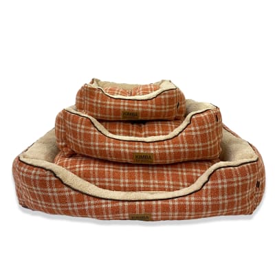 KIMBA ECO CAMA ANDES ESCOCES NARANJO CRUDO