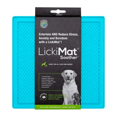 LICKIMAT SOOTHER TURQUOISE FOR DOG1