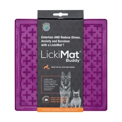 LICKIMAT BUDDY PURPLE FOR DOG1