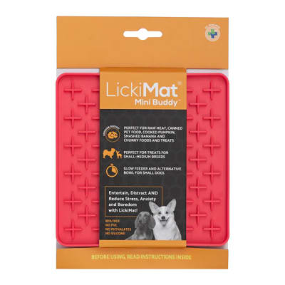 LICKIMAT MINI BUDDY YELLOW FOR DOG