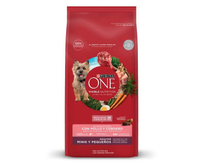 PURINA ONE ADULTO MINI PEQ CORDERO