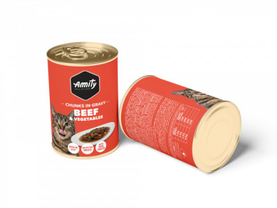AMITY CHUNKS BEEF AND VEGETALES ADULT CAT