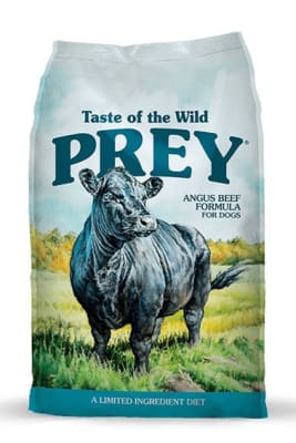 TASTE OF THE WILD PREY FORMULA ANGUS PARA PERRO