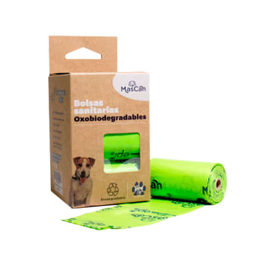 MASCAN BOLSAS SANITARIAS OXOBIODEGRADABLE 6X20 VERDE