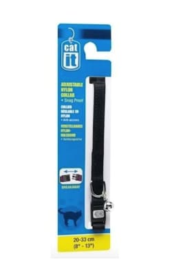 CATIT COLLAR BREAKAWAY NEGRO 20-33CM