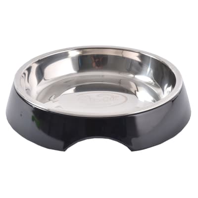 MASCAT PLATO GATO SOLIDO REDONDO NEGRO STD