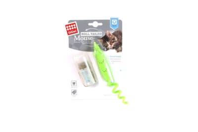 GIGWI ROLL TAILED RATON CATNIP1