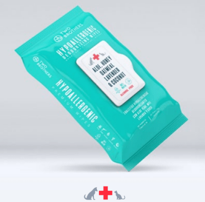 TWO BROTHERS TOALLITAS HIPOALERGENICAS WIPES 40 U