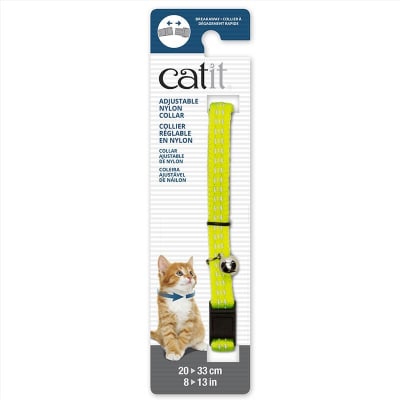 CATIT COLLAR ADJUST REFLECTANTE AMARILLO