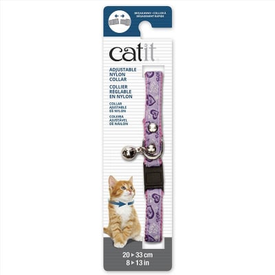 CATIT COLLAR ADJUST PURPURA CHINITAS