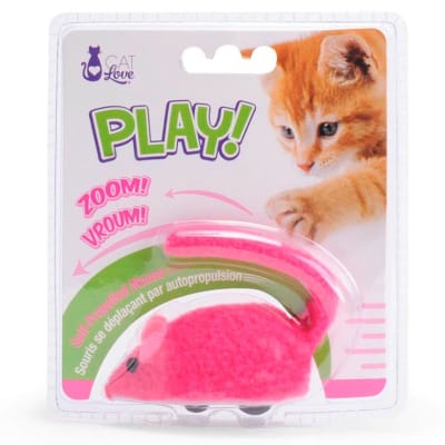 CATIT CAT LOVE RATON MECANICO ROSADO