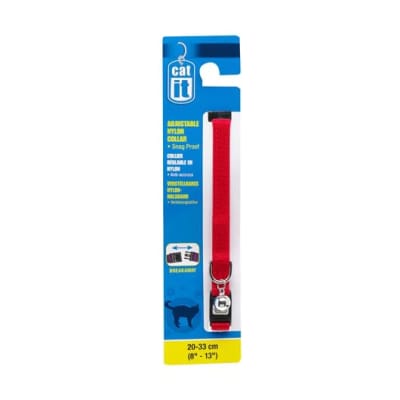 CATIT COLLAR BREAKAWAY ROJO