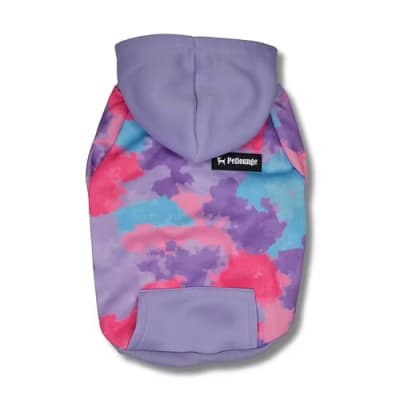 PETLOUNGE HOODIE TIE DYE CLOUD