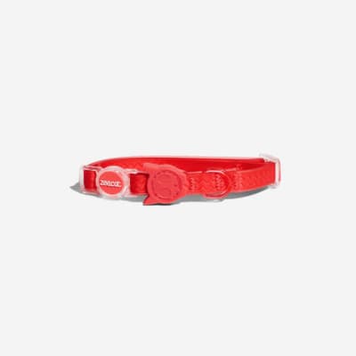 ZEE DOG NEON CORAL CAT COLLAR1