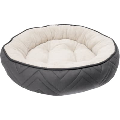 DOGIT DREAMWELL CAMA REDONDA GRIS BLANCO